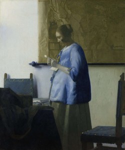 Lectora en Azul. Johannes Vermeer. Rijksmuseum