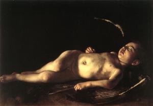 Cupido duerme y este ser mitológico es completamente real (Caravaggio) 