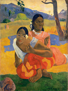 Paul_Gauguin,_Nafea_Faa_Ipoipo__(When_Will_You_Marry_)_1892,_oil_on_canvas,_101_x_77_cm